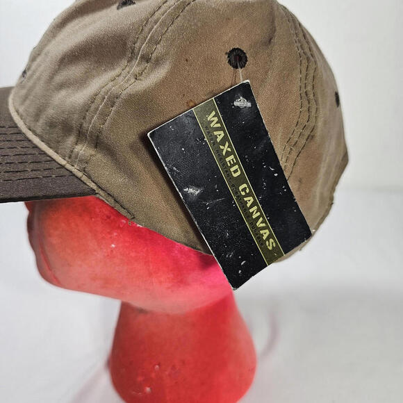 Union Pacific Railroad Brown Hat Cap OSFM Waxed Canvas NWT READ - Picture 2 of 12